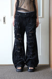 Over Damaged Grunge Pants