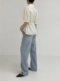 546 Slav Wide Denim Pants