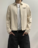 B.B Lettering Cotton Jacket