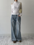 [SET] Luca Strap Drape T-shirt