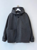 Norton over hooded coat