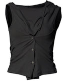 Asymmetric Snap Hoodie
