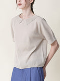 [Premium] Whole Garment Linea Collar Knit