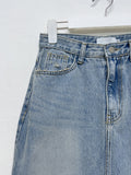 Bay Teen Denim H-Line Long Skirt