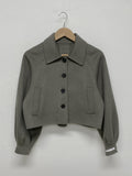 [handmade] Shael Wool Balloon Crop Short Jacket
