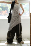 All-day rivet parachute pants