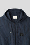 Dewey Check Crop Hood Windbreaker