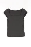Cotton Frill Wing T-Shirt