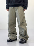 Crunch Side Shirring Pants