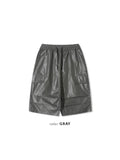 Glossy Parachute Coating Bermuda Pants