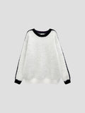 Chrome Angora Track Knit
