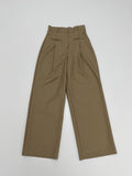 Lip Pocket High Waist Long Slacks