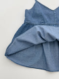 Summer frill bustier sleeveless