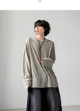 Cool Linen Stripe Long Sleeve