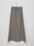 Lizzo banding slit long skirt