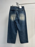 Vintage Scratch Balloon Denim