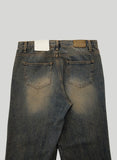 Western Mood Sand Wide Denim