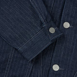 [SET] Aubert Non-Faded Wrap Denim Jacket