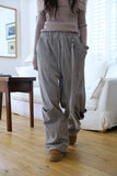 Corduroy loop banding pants