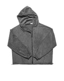 STRING VELLVET HOOD JACKET