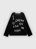 Dream waffle loose-fit knit