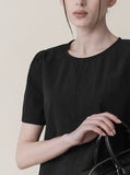 Rib Cut Button Long One Piece