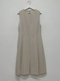 Mychel sleeveless pleated long one piece