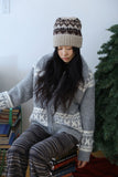 Nordic knit beanie