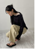 138 Dyeing Balloon Wide Denim Pants