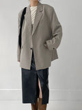 Stripe Single Overfit Blazer