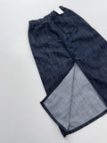 Selvedge H-line Banding Long Skirt