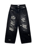 Camio Destroyed Washed Denim Pants