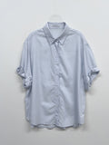 Silky Roll-up Overfit Short Sleeve Shirt