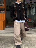 Structured Cargo Cut Out Pants