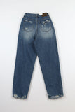 biting wide denim