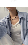 Butter Shirring Ribbed Sleeveless
