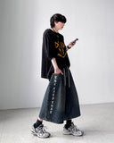 Able Lettering Bermuda Denim
