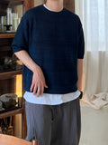 Linen Mix Half Knit