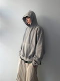Pigment Washing Boxy Hoodie