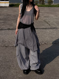 PLEATED FRILL ONEPIECE