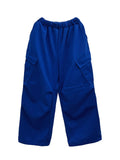 Calin diagonal cargo sweat balloon pants