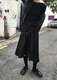 FLOW TIE COTTON SKIRT