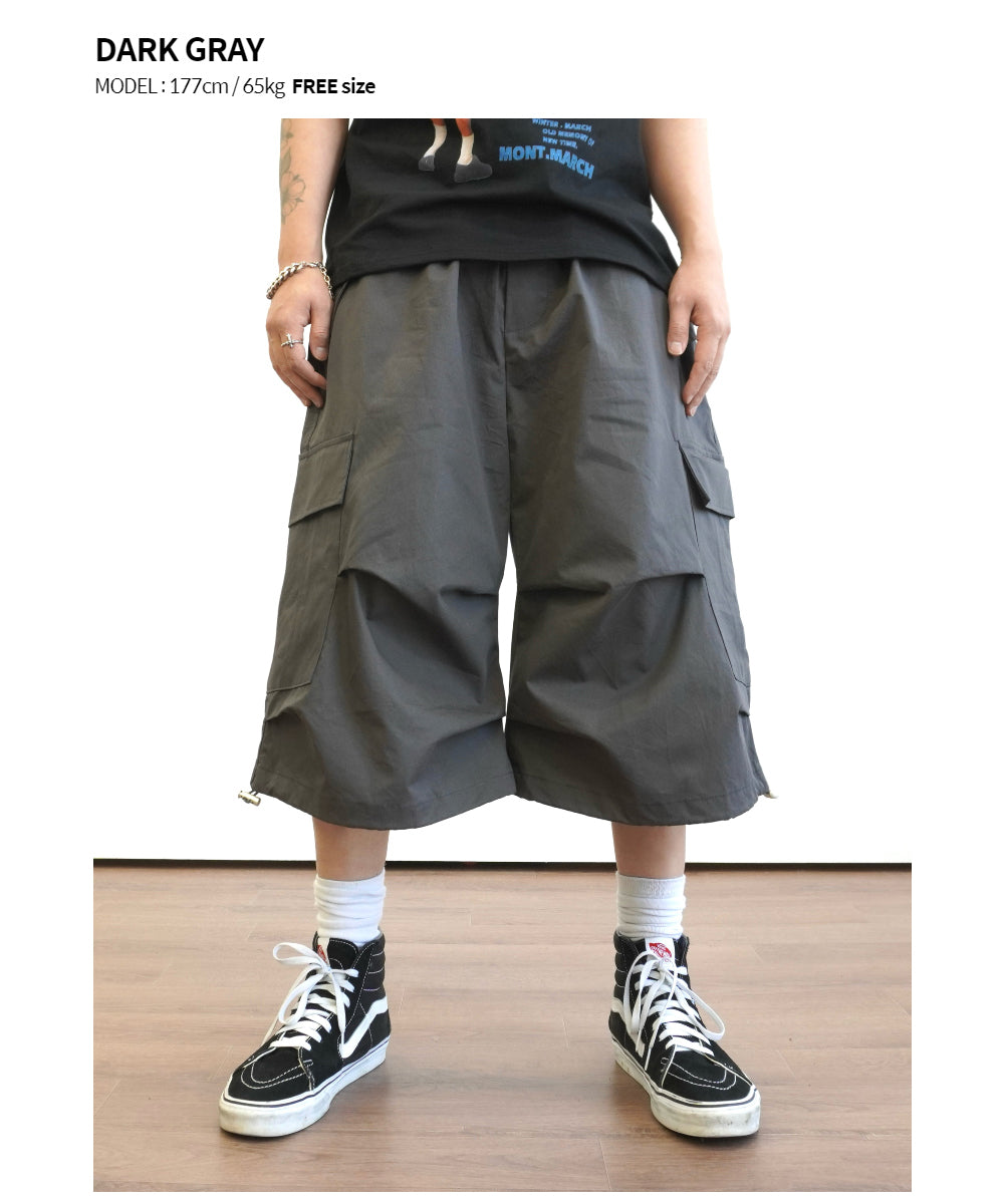 【DISCERNMENT】Amekaji Loose Cargo Crop Pants DISCERNMENT (ディーサーメント) - アメカジルーズカーゴ