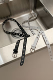 Long Eyelet Y2K Belt