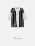 Scoonie Stripe Half Cardigan