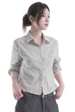 MINI CHECK CROP SHIRT