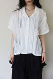 Wave Frill Shirt Blouse