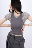 Rosy puff T-shirt