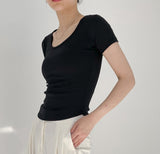 Modal Round Short Sleeve T-Shirt
