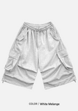 [Sweat.ver] Amecaji loose cargo sweatpants